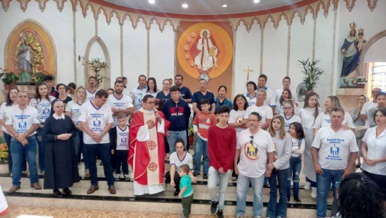 A Liga de Famílias da Diocese de Jaboticabal se reuni para seu encontro anual