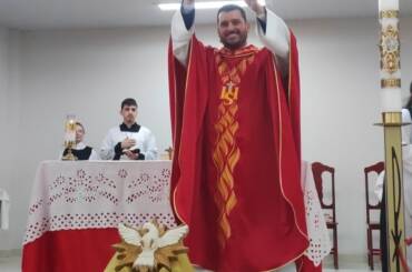 Acolhida do nosso novo Capelão Pe. Helton Dias